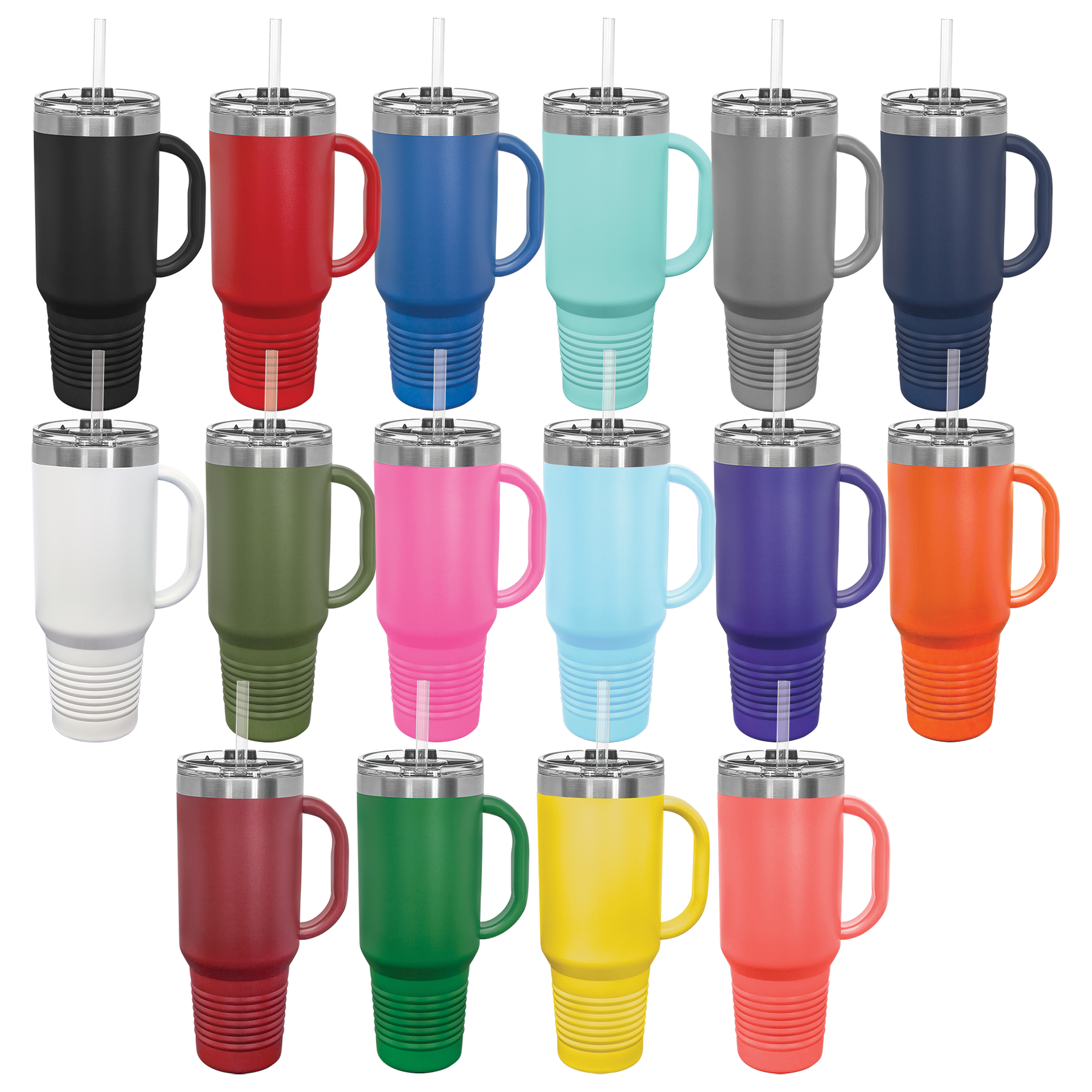 Polar Camel 40 oz. Travel Mug with Handle