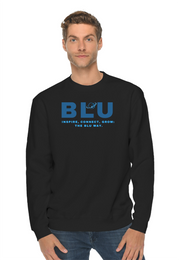 Black Logo Long Sleeve T-shirt (BLU)