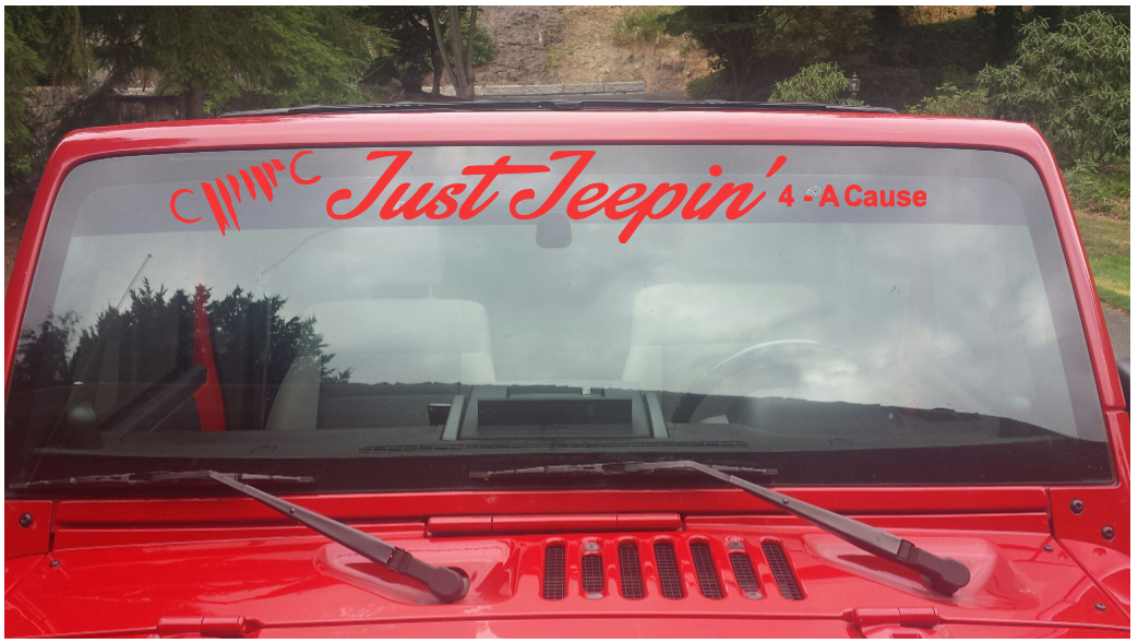 Just Jeepin 4 a Cause - Banner & Decals