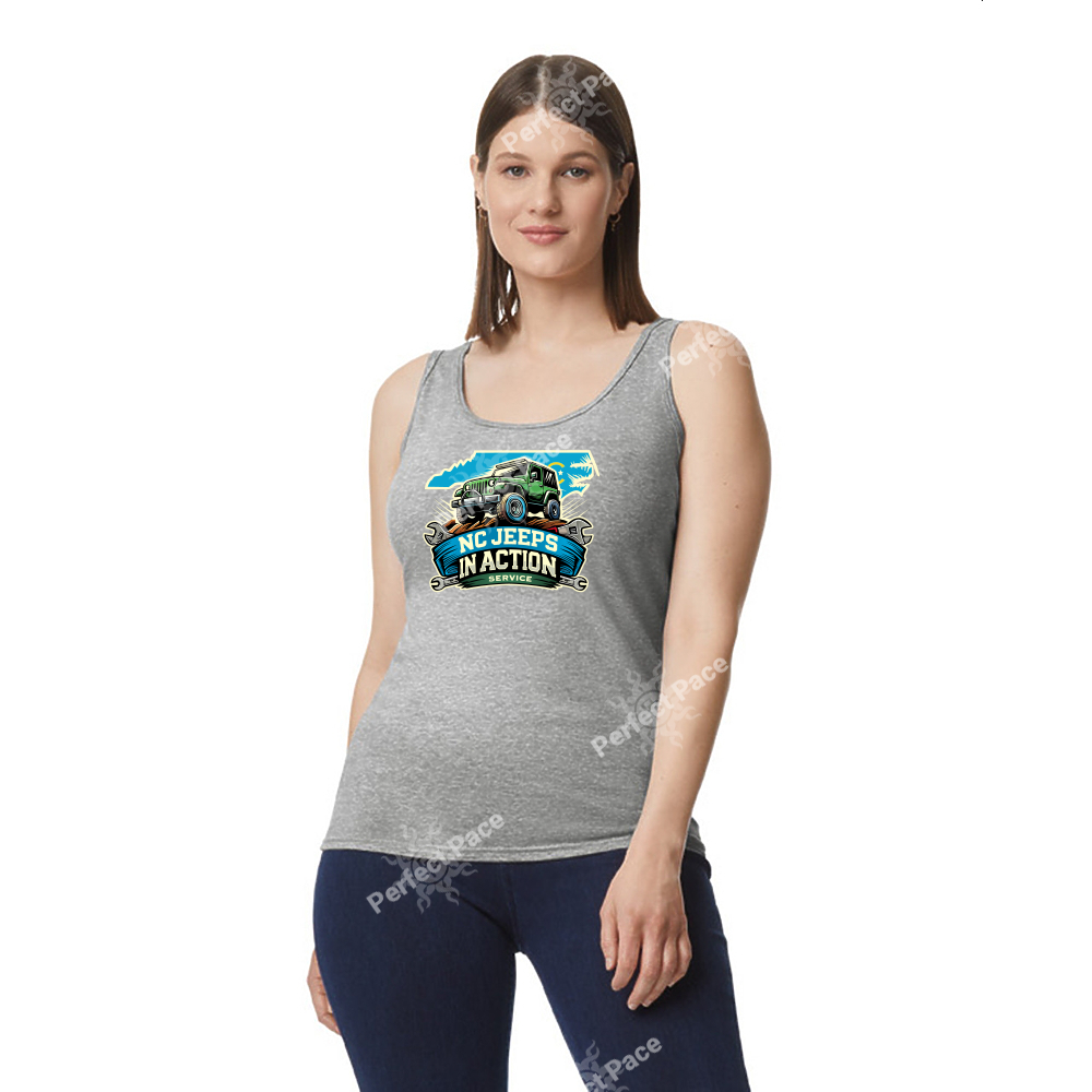 ADULT TANK TOPS - NC JEEPS IN ACTION