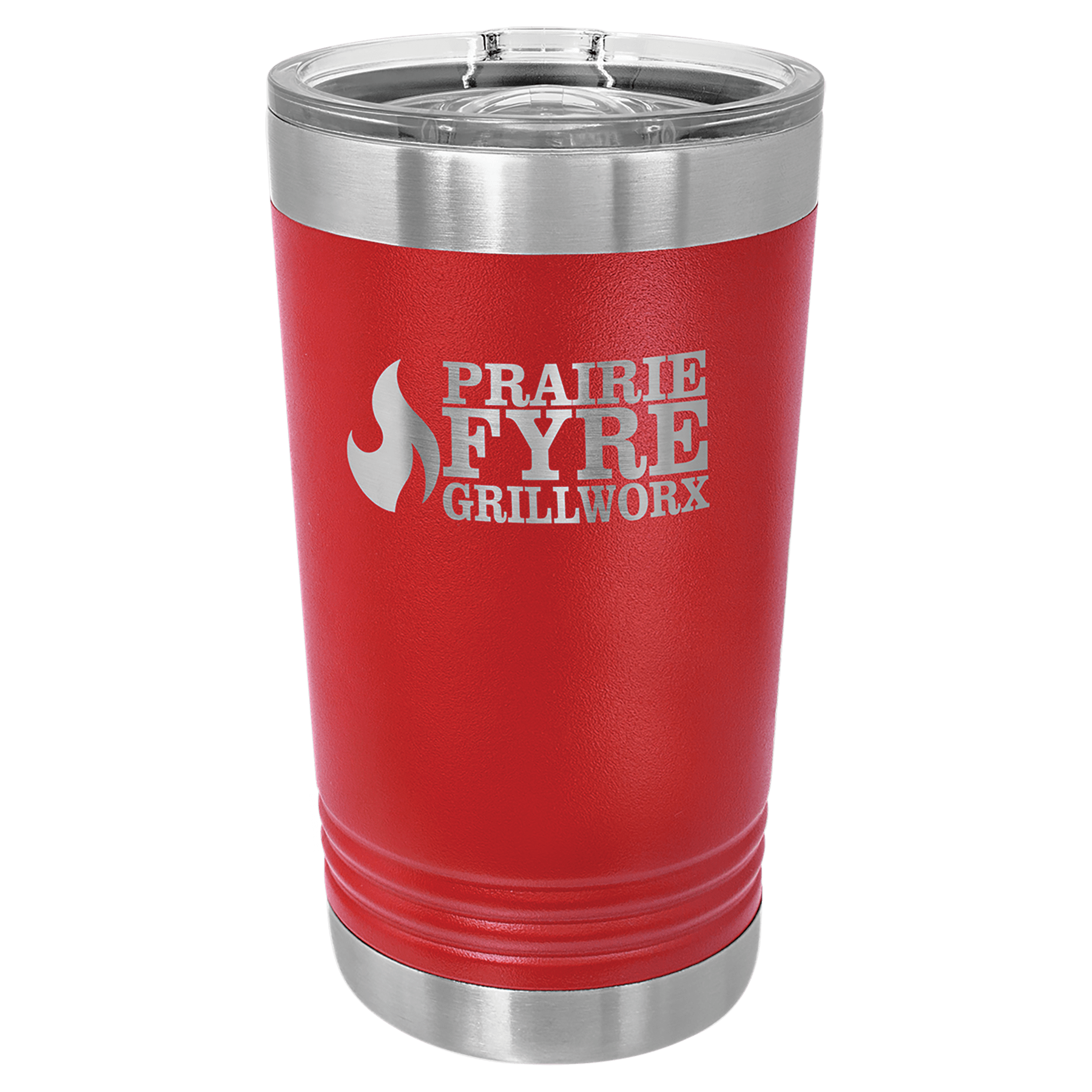 Polar Camel 16 oz. Stainless Steel Pint Tumbler with Slider Lid – Laser Engravable, Insulated Drinkware