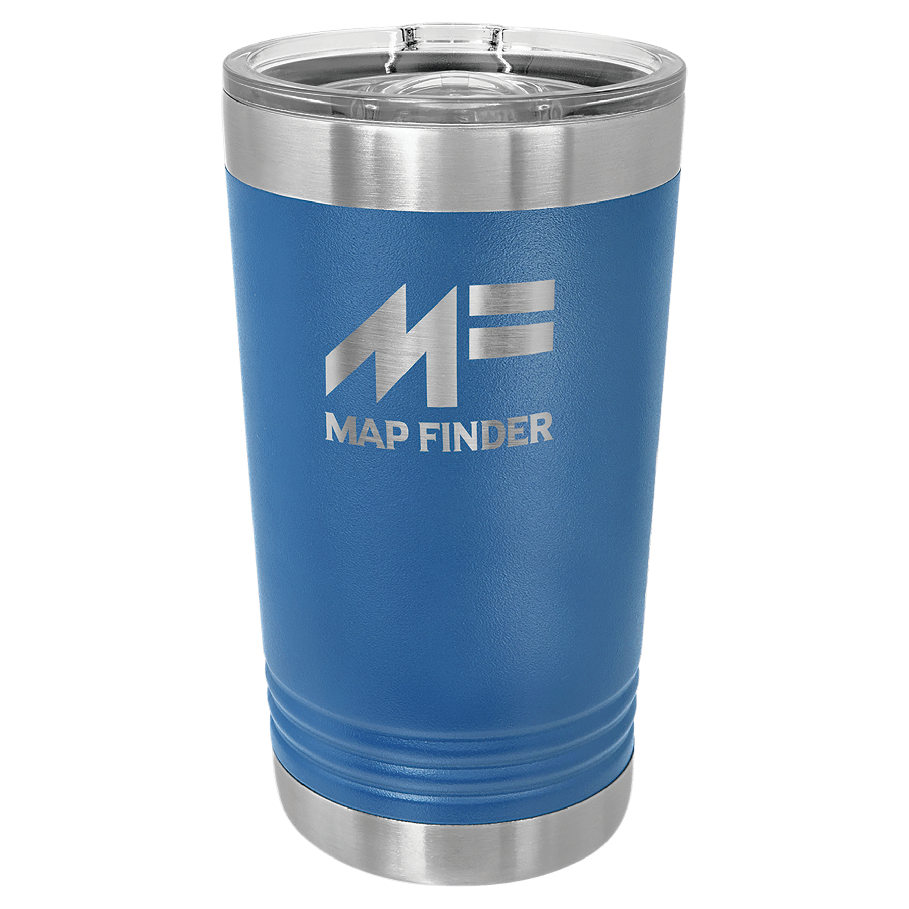 Polar Camel 16 oz. Stainless Steel Pint Tumbler with Slider Lid – Laser Engravable, Insulated Drinkware