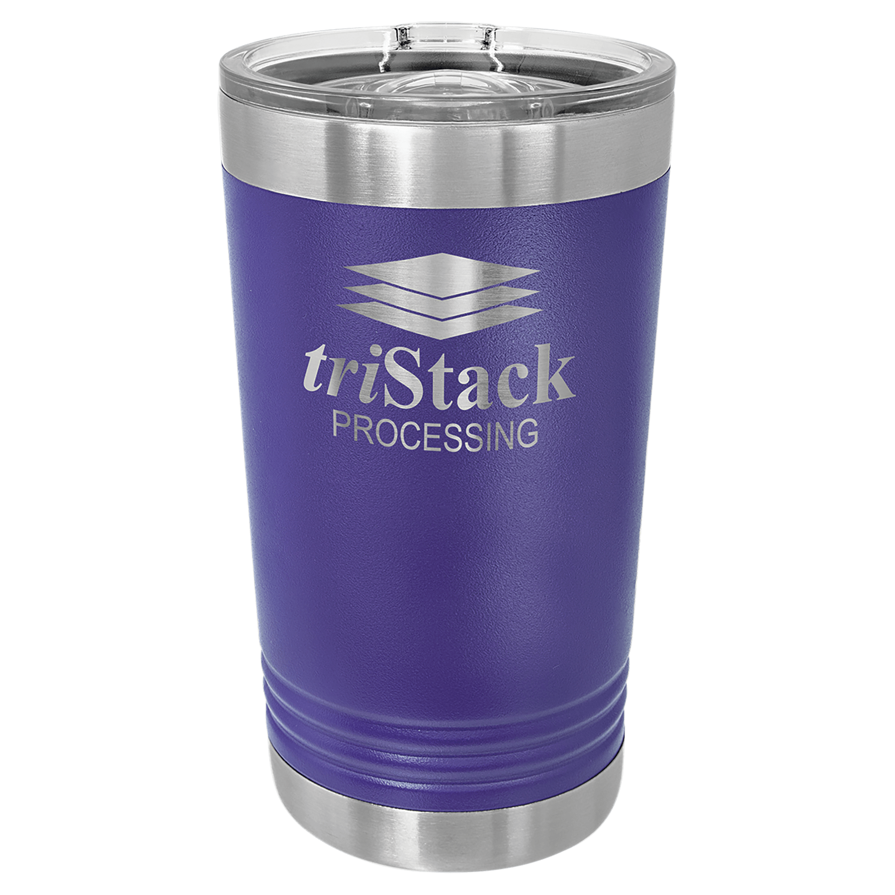 Polar Camel 16 oz. Stainless Steel Pint Tumbler with Slider Lid – Laser Engravable, Insulated Drinkware