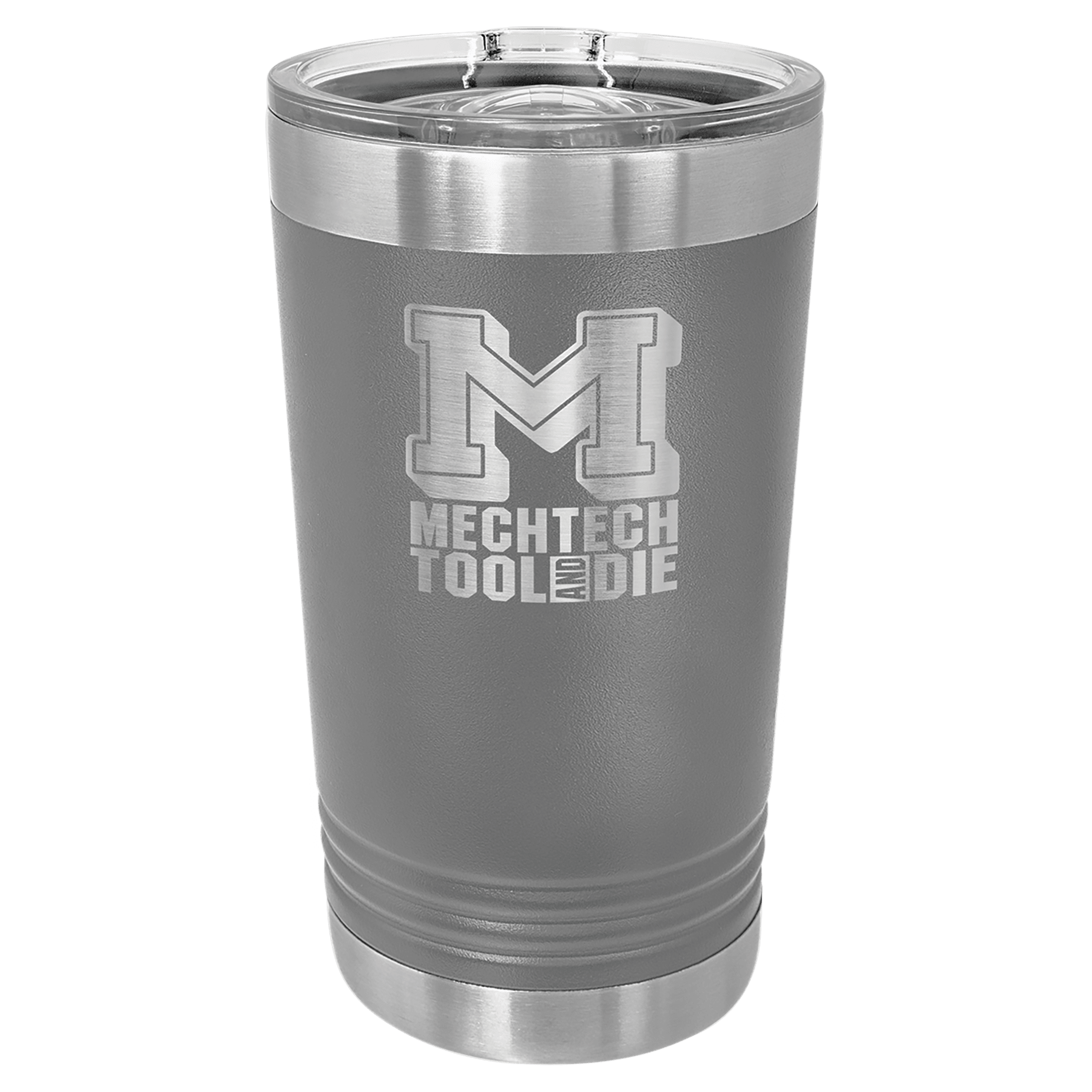 Polar Camel 16 oz. Stainless Steel Pint Tumbler with Slider Lid – Laser Engravable, Insulated Drinkware