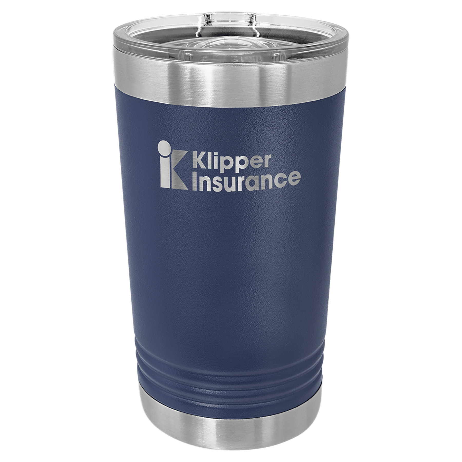 Polar Camel 16 oz. Stainless Steel Pint Tumbler with Slider Lid – Laser Engravable, Insulated Drinkware