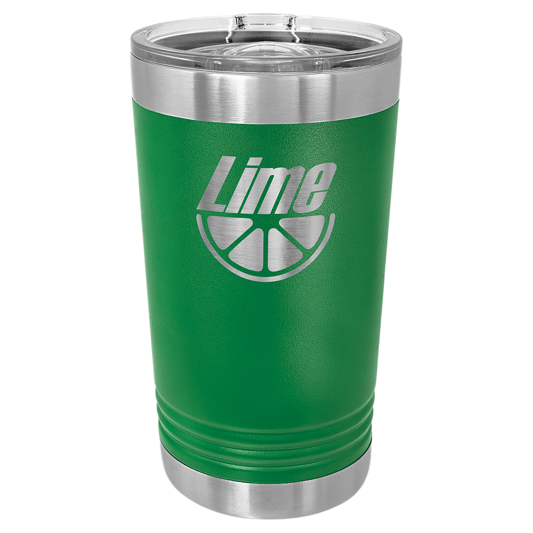 Polar Camel 16 oz. Stainless Steel Pint Tumbler with Slider Lid – Laser Engravable, Insulated Drinkware