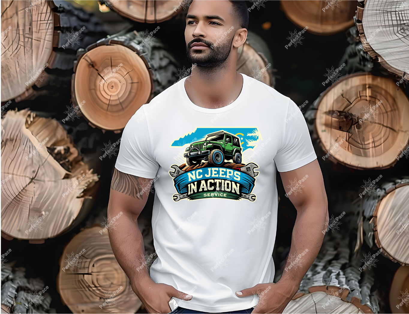 ADULT T-SHIRT (NC Jeeps)
