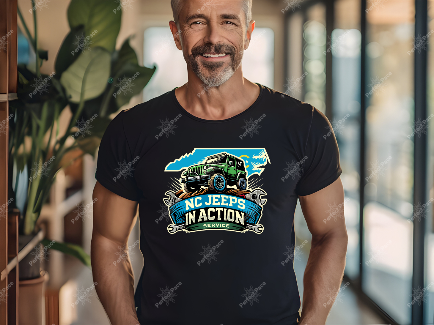 ADULT T-SHIRT (NC Jeeps)